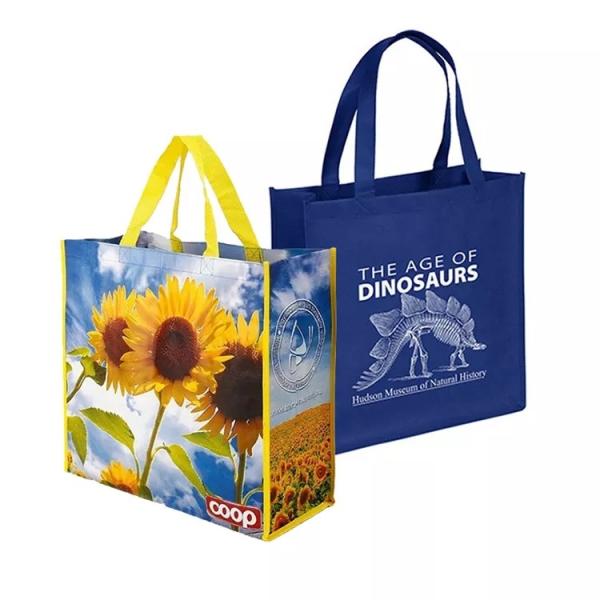 Buy Eco Friendly Recyclable Non Woven Pp Bags Reusable With Strong Handles at wholesale prices