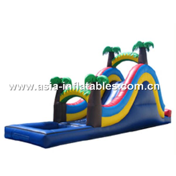 inflatable water slide, giant outdoor inflatable slide, commercial waterslide