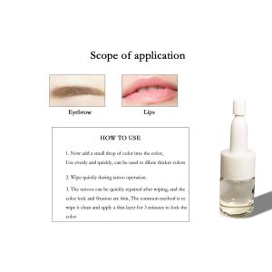 Semi - Permanent Tattoo Repair Essence Agent Embroidery Eyebrow Lip Fixation