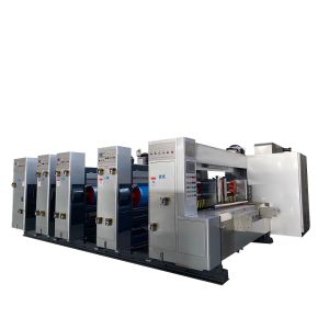 corrugated carton cardboard box printing rotary slotting