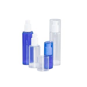 15ml 30ml 50ml Oval Shape Airless Pump Bottles High Transparent PETG Material