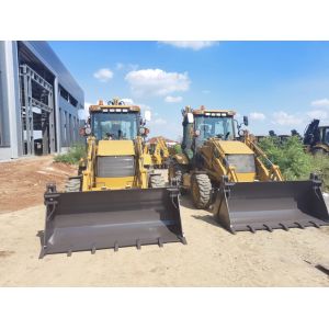 Hydraulic Mechanical Transmission Snsc 388 Outrigger Backhoe Excavator Loader