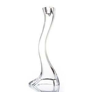 Custom made clear crystal glass candelabra candlestick holder