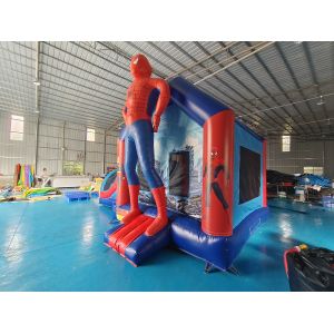 Manufacture Bouncy Castler Inflatable Bouncer Combo With Slide SpidermMan Castle