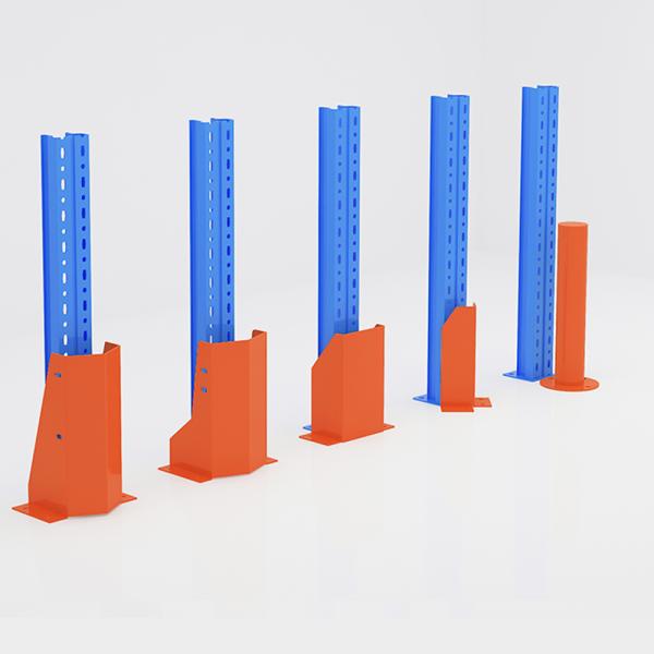 Corrosion Protection Steel Upright Protector for Warehouse Storage Rack Width 76*2.0mm