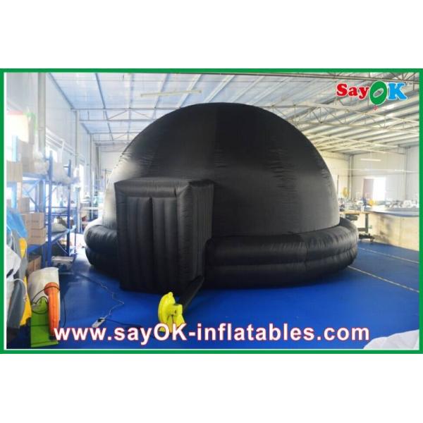 Buy Black Inflatable Planetarium , Durable Inflatable Projection Tent Mobile Cinema at wholesale prices