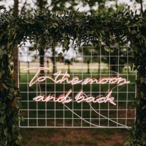 8mm PS Board Acrylic Neon Lighted Sign 50cm IP67 Balcony