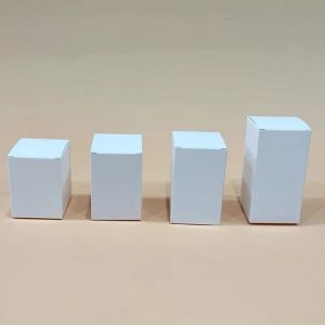 White Cardboard Box Universal Packaging Box White Paper Box Neutral Paper Square