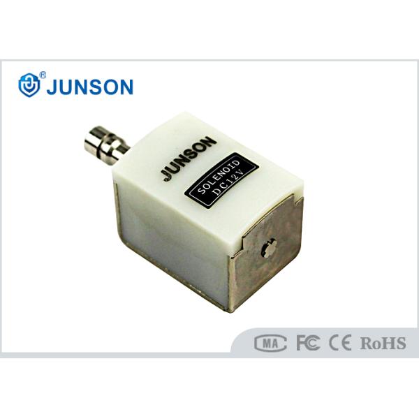 Round Head Solenoid Electric Cabinet Lock 12V /24V Optionwith White Connector
