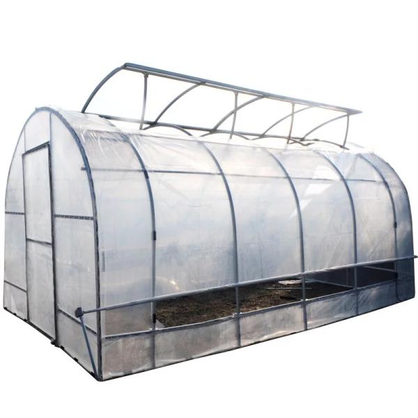 Buy Roof Ventilation Tunnel Plastic Greenhouse With Cooling System at wholesale prices
