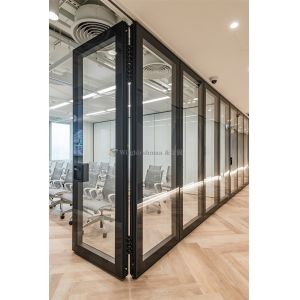 Customizable Movable Glass Partition Walls With Aluminum Frame