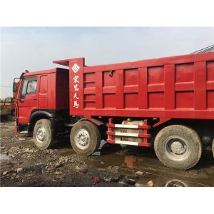 Used Sinotruk Dump Truck HOWO 12 Tires 8× 4 Tipper Truck 340HP on Promotion