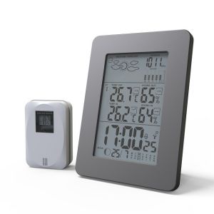 Weather Station Wifi Internet With Calendar Weekday Display Clock Alarm