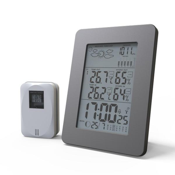 Weather Station Wifi Internet With Calendar Weekday Display Clock Alarm