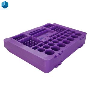 Quality Purple Plastic Inner Parts Plastic Moulded Components PA for sale