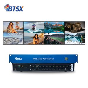 8x9 Seamless Video Wall Controller with 3.5mm Audio Extraction and 9-Channels
