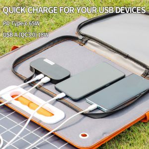 Foldable Solar Panel 12V 100W 60W 200W for Camping Portable Charger Outdoor