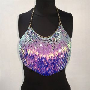 Sequin Bustier body chain