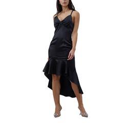 Women Silk Slip Dress Elegant Customized Asymmetric Backless Dresses