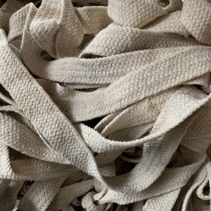 TGKELL Cotton Elastic Webbing Straps , W110mm Hemp Fiber Rope