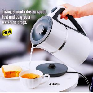 Electric Kettle with Automatic Shut-Off and Boil-Dry Protection