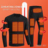 Warm Electric Heating Thermal Mens Set Rechargable Double Switch Control