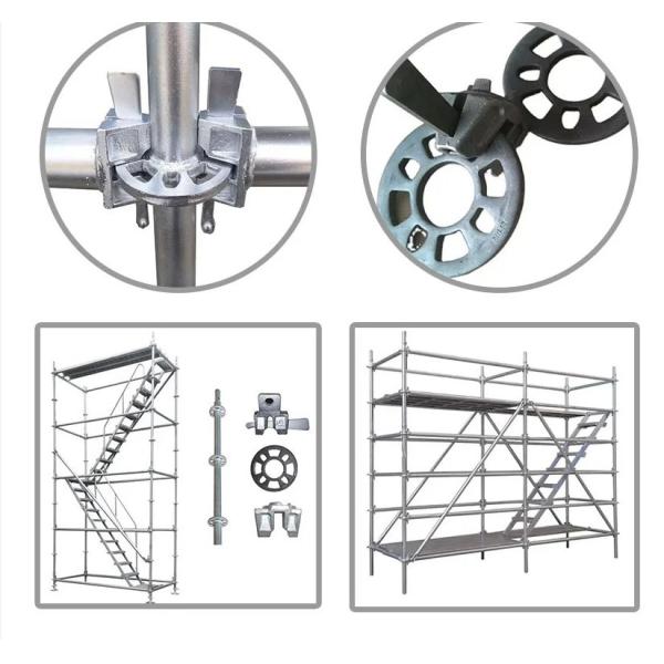 Construction And Maintenance Aluminum Ringlock Scaffolding For Durable
