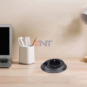 Desk Top Socket for Kitchen and Office ABS PC Material and Customizable USB A C