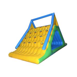 Challenge Inflatable Summit Express Climbing Walls With Slide / Water Park