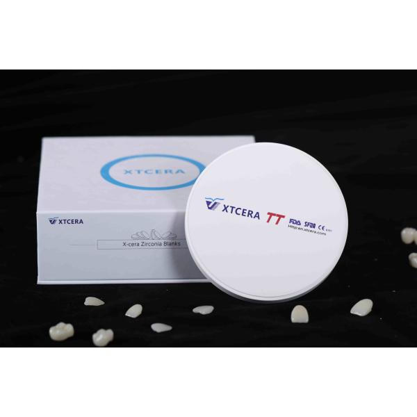 Buy 55% Translucency Dental Zirconia Blocks 1220HV Vickers Harderness at wholesale prices