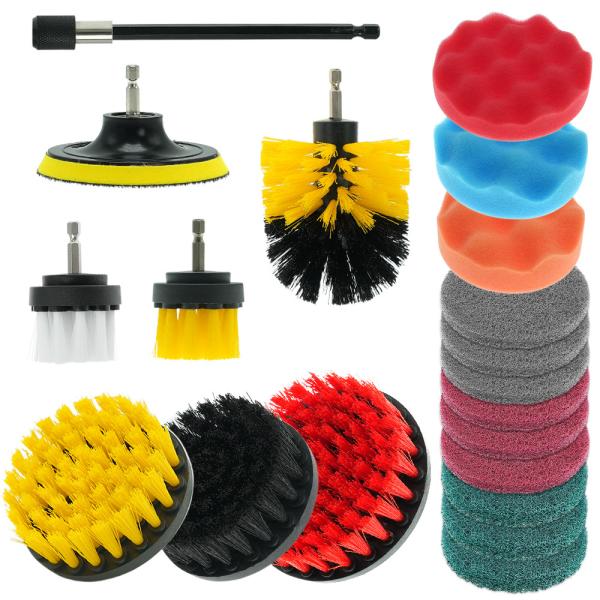 ODM Electric Power Drill Brush Attachment Set For Bathroom Kitchen Surface 20PC