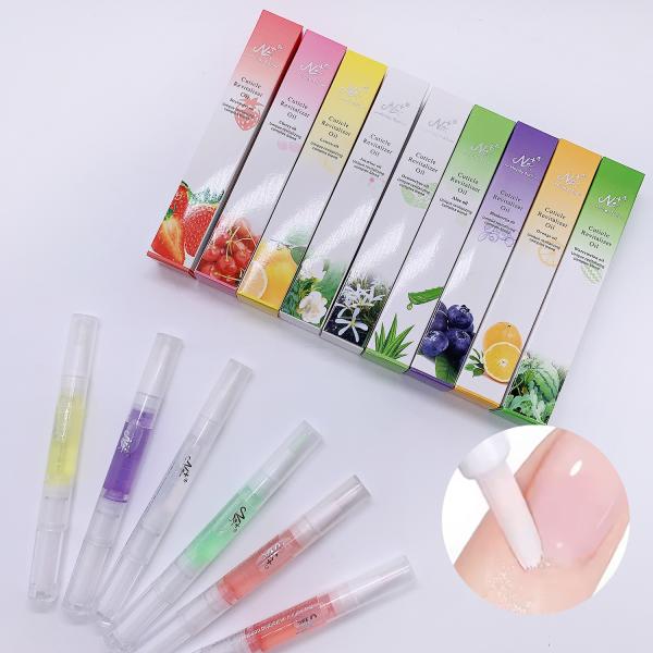 Private Label Fruity Smell Nails Moist Cuticle Revitalizer Oil 15 Styles Soften Brush Nail Care Private Label Cuticle Oil Pen