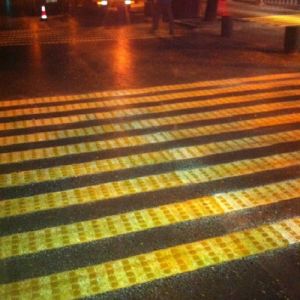 China Thermoplastic Vibration Pavement Striping Machine For Bulge Marking on sale