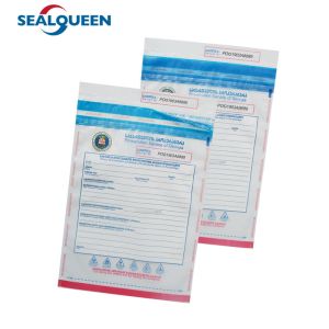 High Security Tamper Evident Bag Level 4 Plastic Packing Customized