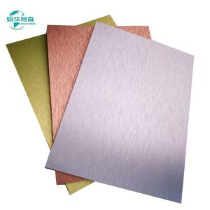 1220mm Brushed Aluminum Composite Panel For Indoor Decoration