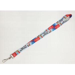 Colorful Logo Custom Neck Strap Dye Sublimation Lanyards Environment Friendly