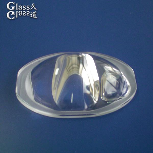 OEM Clear Borosilicate Glass Cob Led Lenses For Street Light Lamp