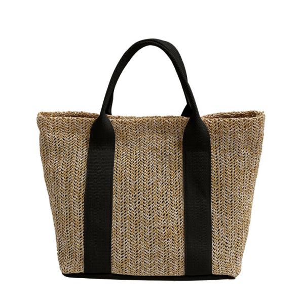 Spring And Summer Straw Beach Bag Suitable For Travel Holiday