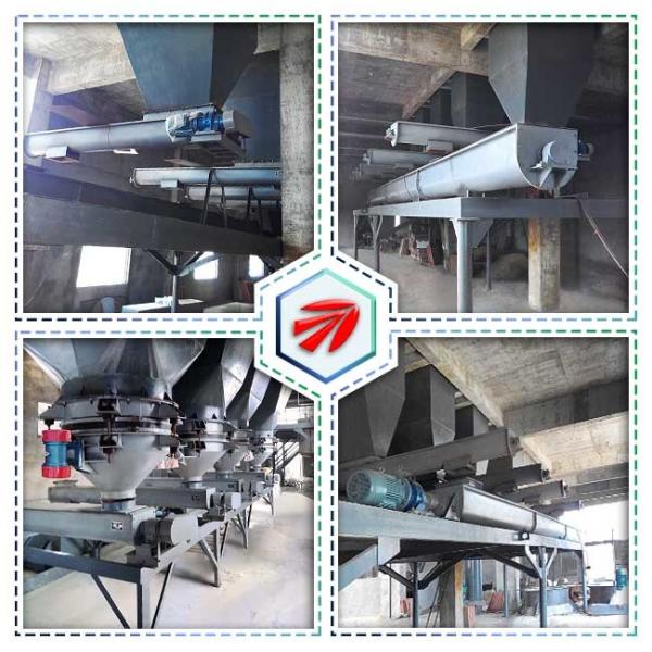 Equipment Chip U Auger Conveyor , Flexible Screw Auger Sealed Transportation