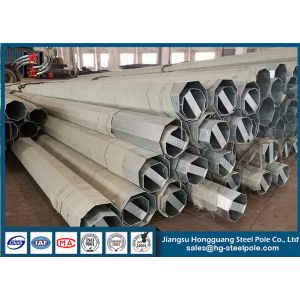 Q345 Steel Polygonal Utility Power Transmission Poles In Philippines Area