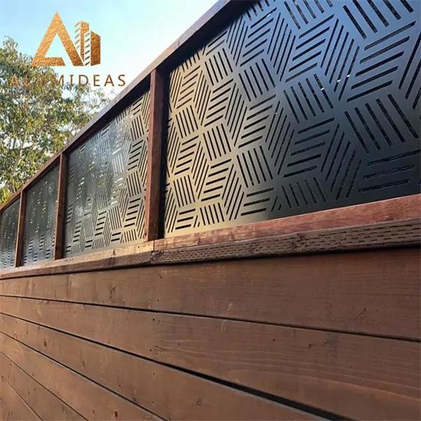 Laser Cut Metal Privacy Screens