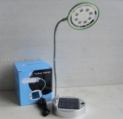8LED solar powered table lamp