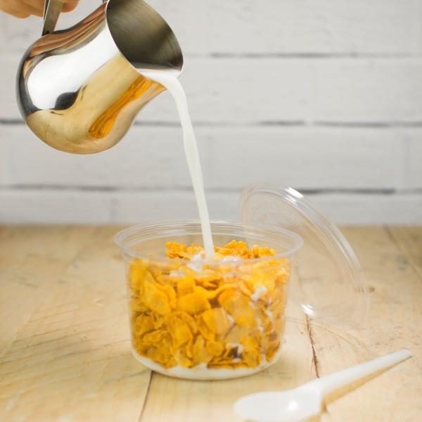 PLA Salad Bowl PLA Fruit Cup PLA Food Packing Box Disposable Biodegradable