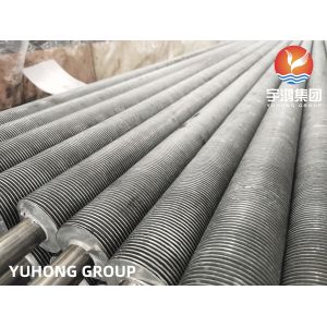 ASME SA249 TP304 AL Extruded T-Type Finned Tube For Dry Kiln Heat Exchange