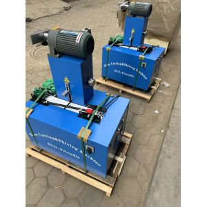 Quality Dust-free Rubber Hose Cutting Machine And Skiving Machine with 4 Layers and Advanced Button Control 2 Inch 6-51mm Blue for sale