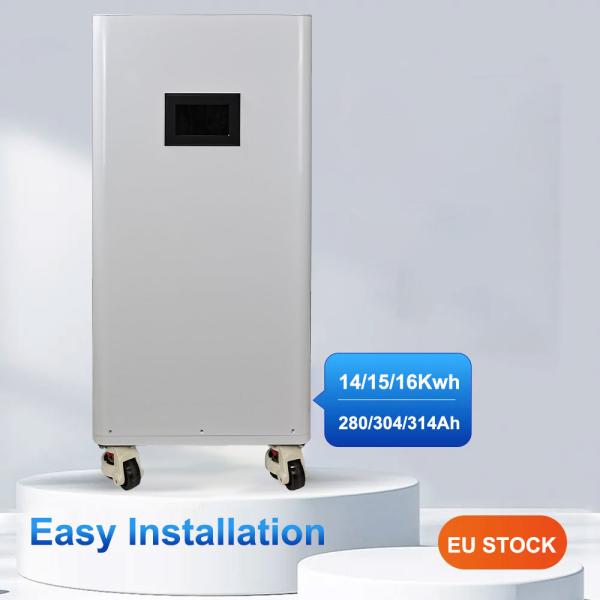 Standing 51.2V 14kwh 15kwh 16kwh residential battery pack Grade A LiFePO4