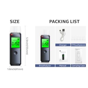 Buy cheap Home Personal Alcohol Breathalyzer Digital Alcohol Tester With Lowing Reminder from wholesalers