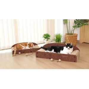 Cat Scratcher Cardboard Lounge Bed, Durable Cat Scratcher Extra Large Lounger