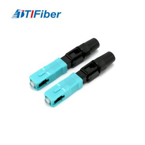 SC/UPC SC/APC Mechanical FTTH Optical Fiber Fast Connector Quickly Assembly
