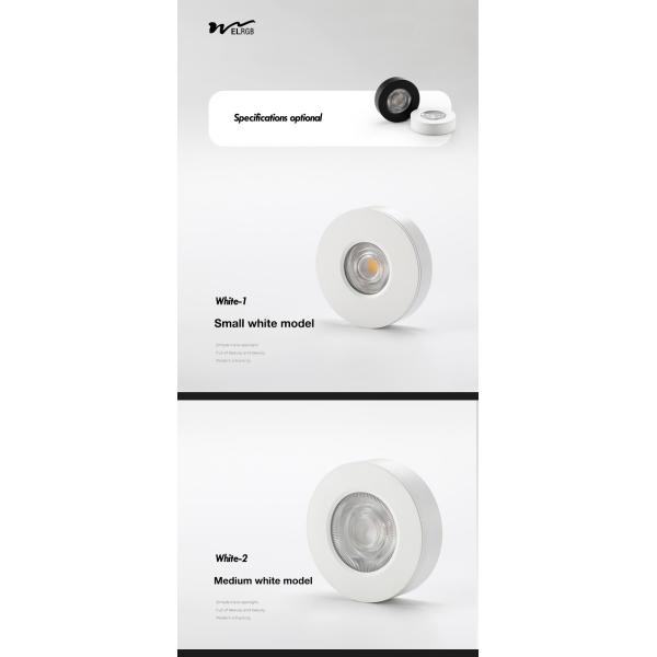 Ultra-Thin and Bright LED Downlight for Minimalist Ceiling Decoration without Drilling